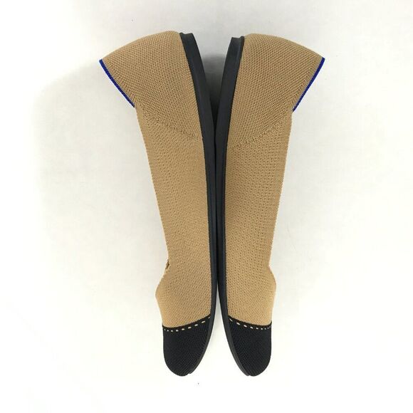 Rothy's The Flat in Camel Captoe Women's Size 12 Slip On Ballet Round Toe Summer - Picture 6 of 13